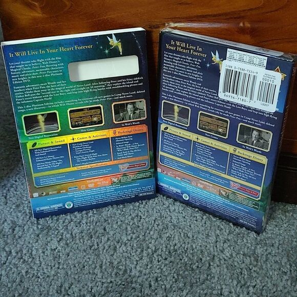 Disney Peter Pan 2 disc platinum Edition NEW Sealed 2007 Release - Picture 2 of 4